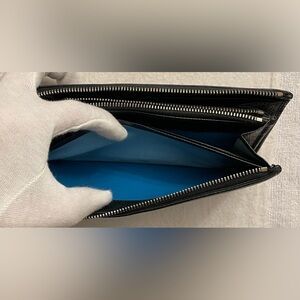 Bulgari Black Leather Wallet